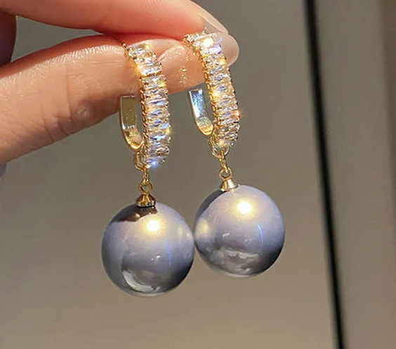 Pearl Water Drop Earrings
