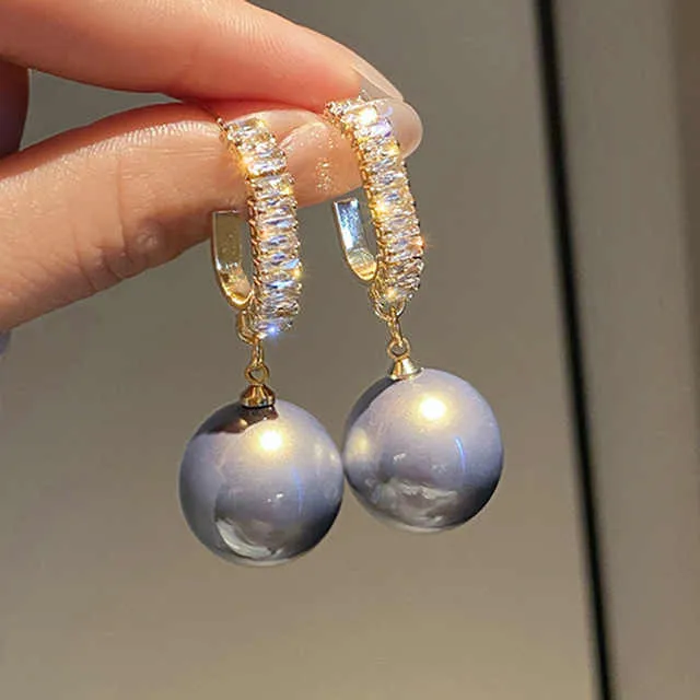 Pearl Water Drop Earrings