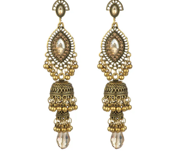 Retro Alloy Bell Earrings