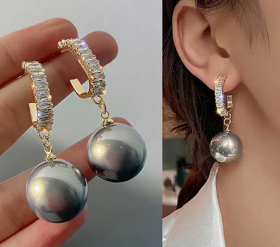 Pearl Water Drop Earrings