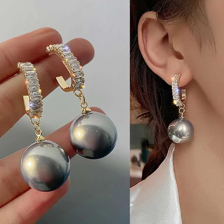 Pearl Water Drop Earrings