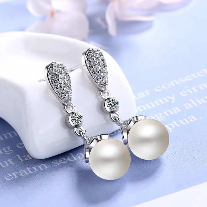 Pearl vintage Stone Earrings