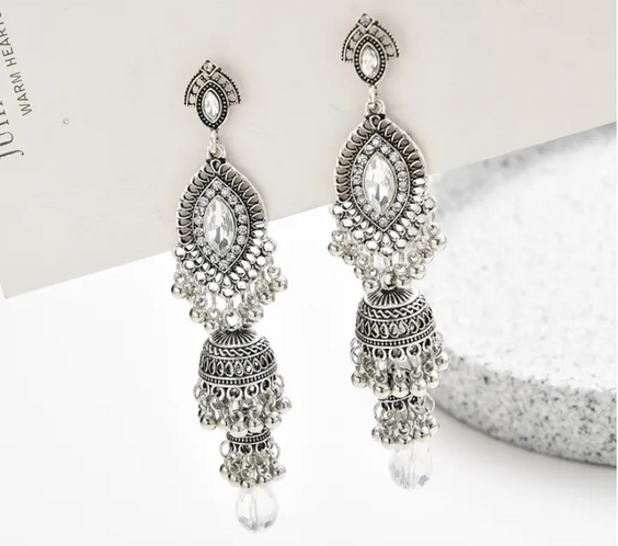 Retro Alloy Bell Earrings