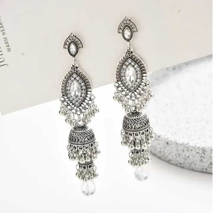 Retro Alloy Bell Earrings
