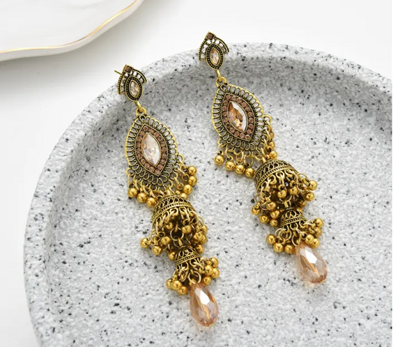 Retro Alloy Bell Earrings