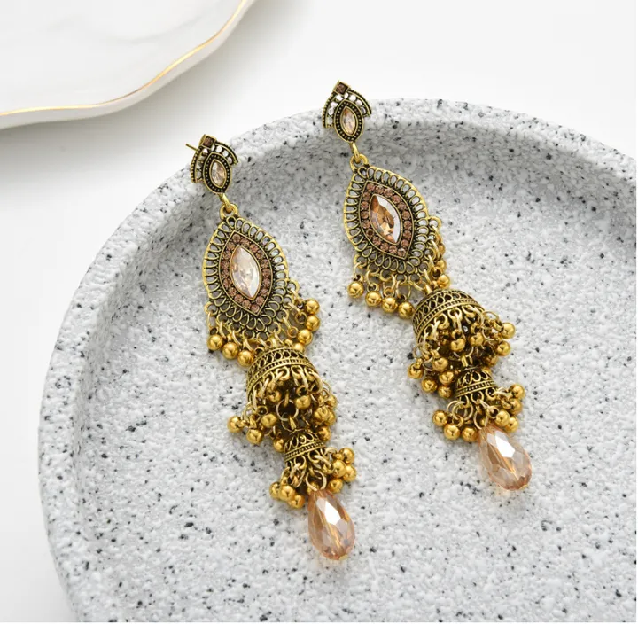 Retro Alloy Bell Earrings