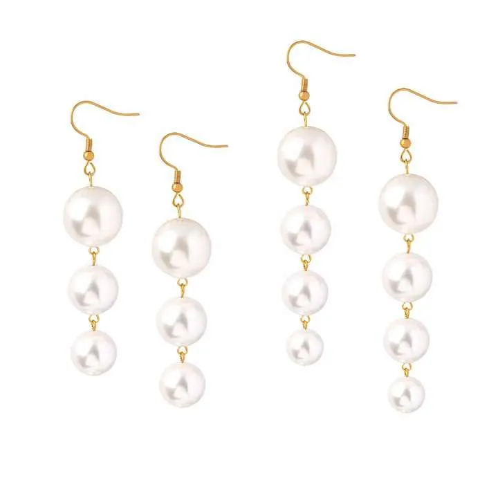 Gold Plated Shepherd Pearl Earrings