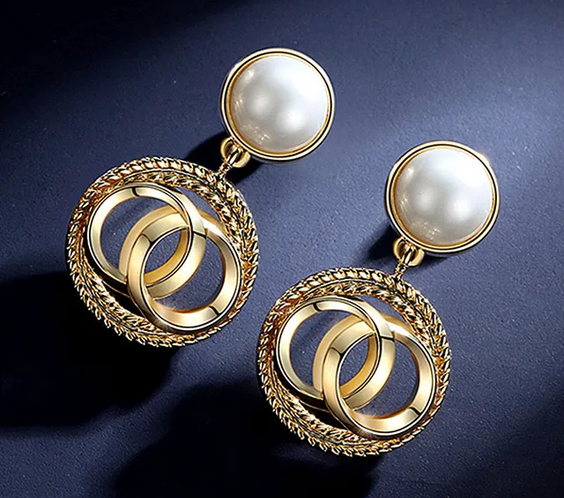 Pearl Water Drop Earrings