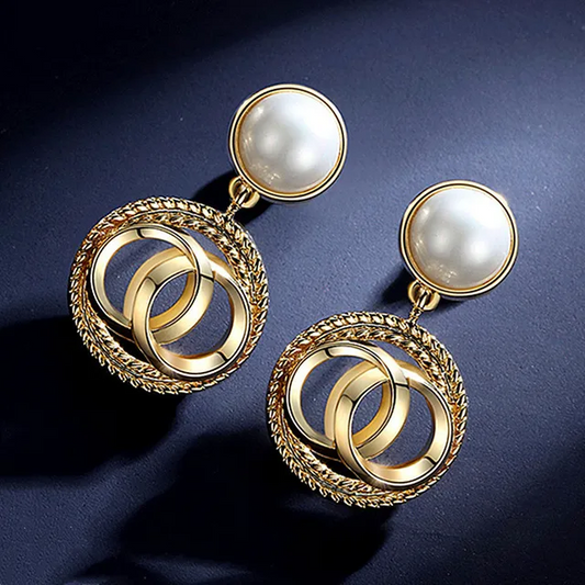 Pearl Water Drop Earrings