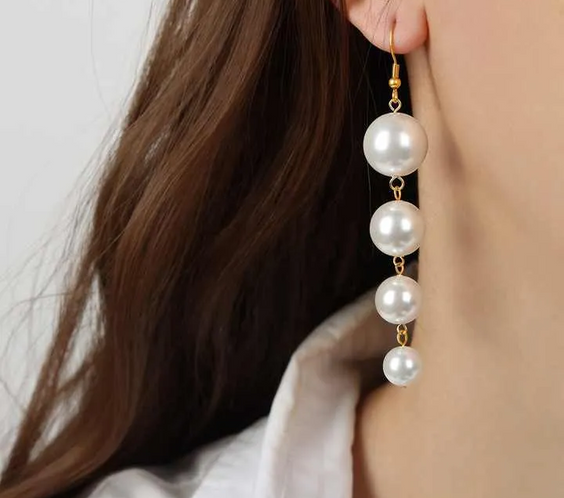 Gold Plated Shepherd Pearl Earrings